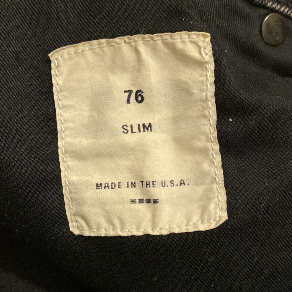 Baldwin Men's Dark Slim Jeans. Size 32 - Picture 6 of 10